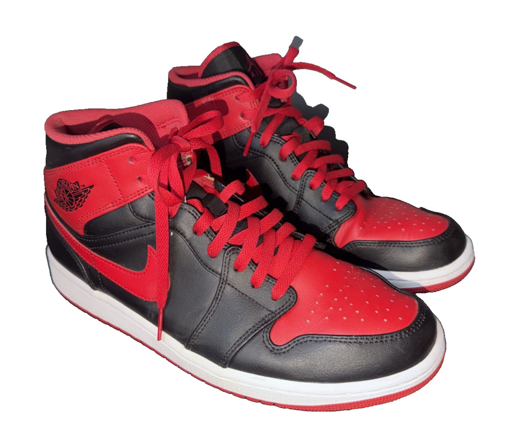 Air Jordan 1 Mid Alternate Bred Men 10.5 DQ8426-060